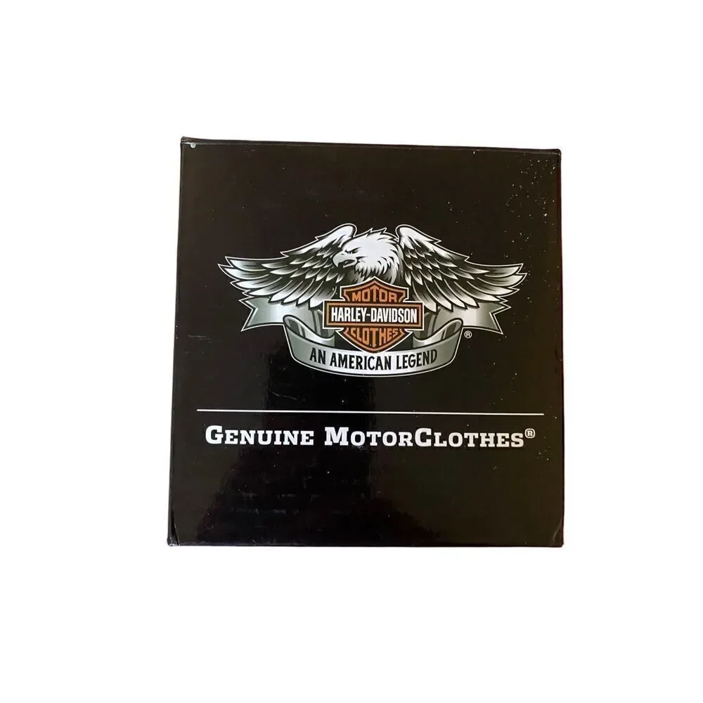 Harley Davidson 2014 glass ball ornament Santa on Harley 4 inches round rare